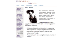 Desktop Screenshot of feldenkraisinsights.com